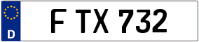 Truck License Plate